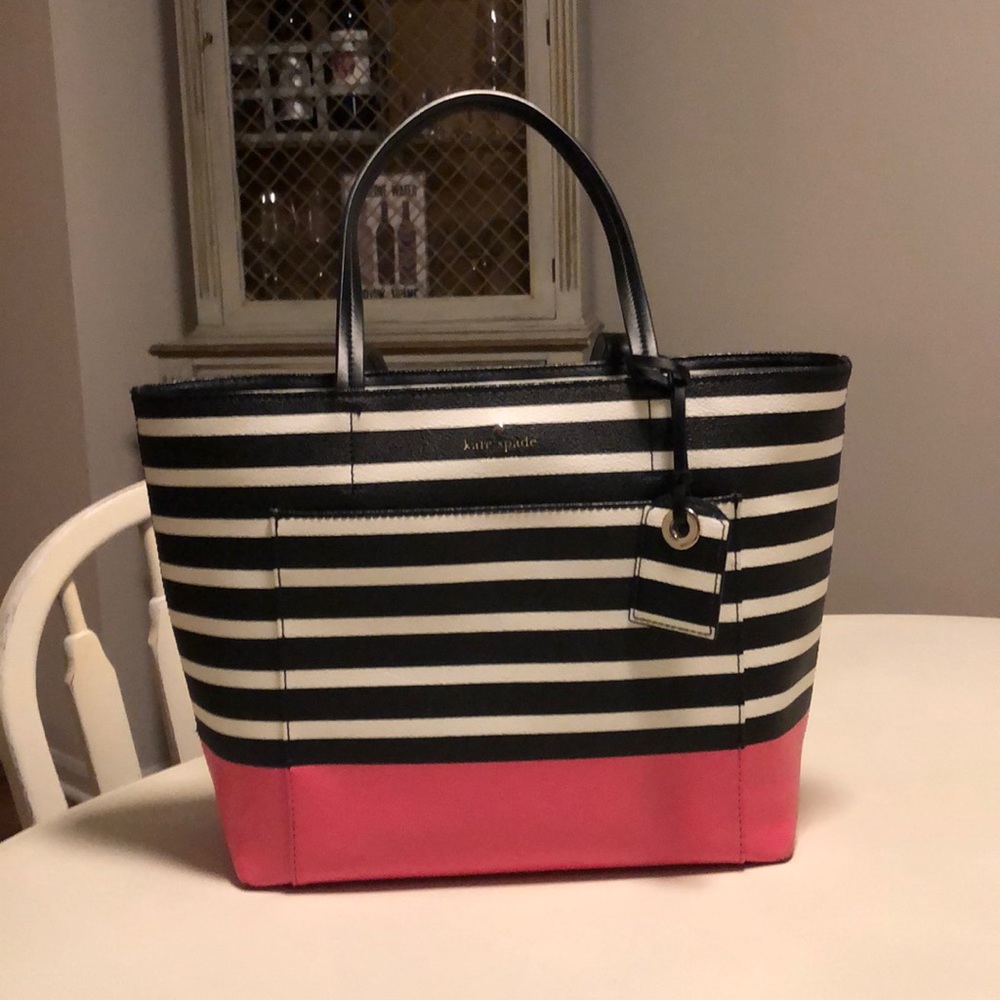 Kate Spade ♠️ Striped Purse